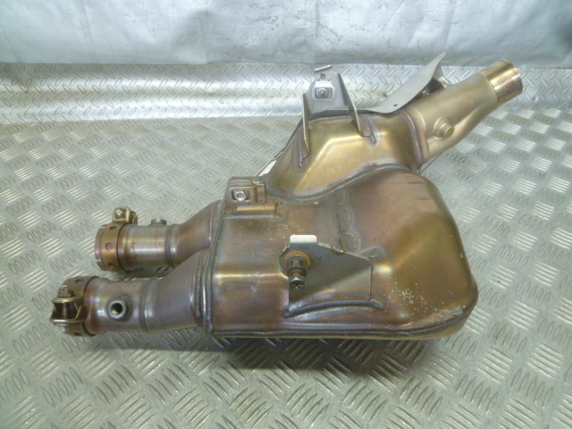 25071232管)  YZFR-1  純正  マフラー/触媒  ☆エキパイ.サイレンサー拍卖