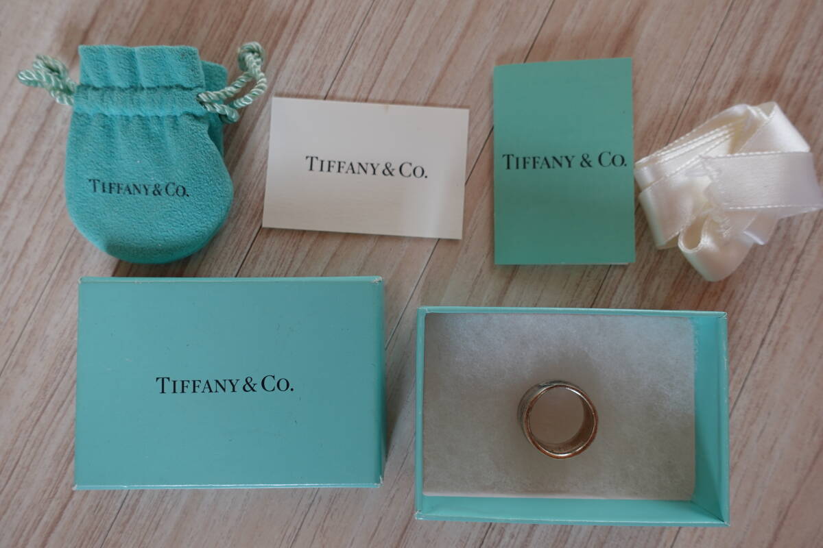 送料無料【ティファニー】リーフリング11号★TIFFANY&Co.シルバーSV925★US6.0★箱付き拍卖