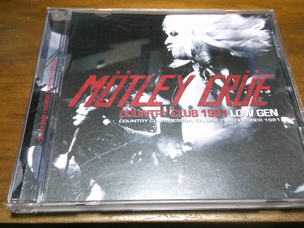 Motley Crue《 Country Club 81 Low Gen. 》★ライブ2枚組拍卖