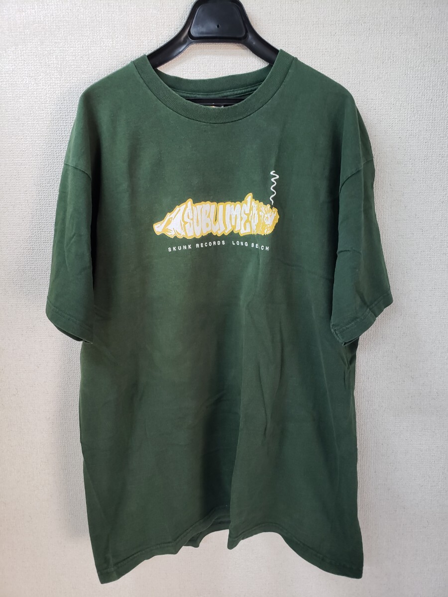 90s SUBLIME SKUNK records Tシャツ サブライム スカンクレコーズ XL拍卖