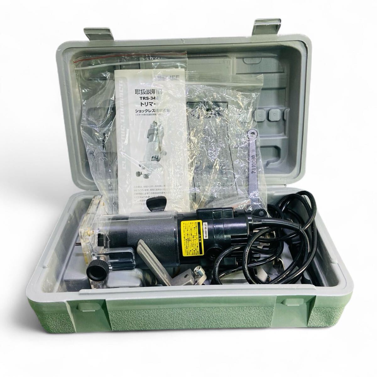 ★☆イチネンミツトモ トリマ TRS-340 トリマー 木工 電動工具 電気工具 工具 動作確認済み B☆★拍卖
