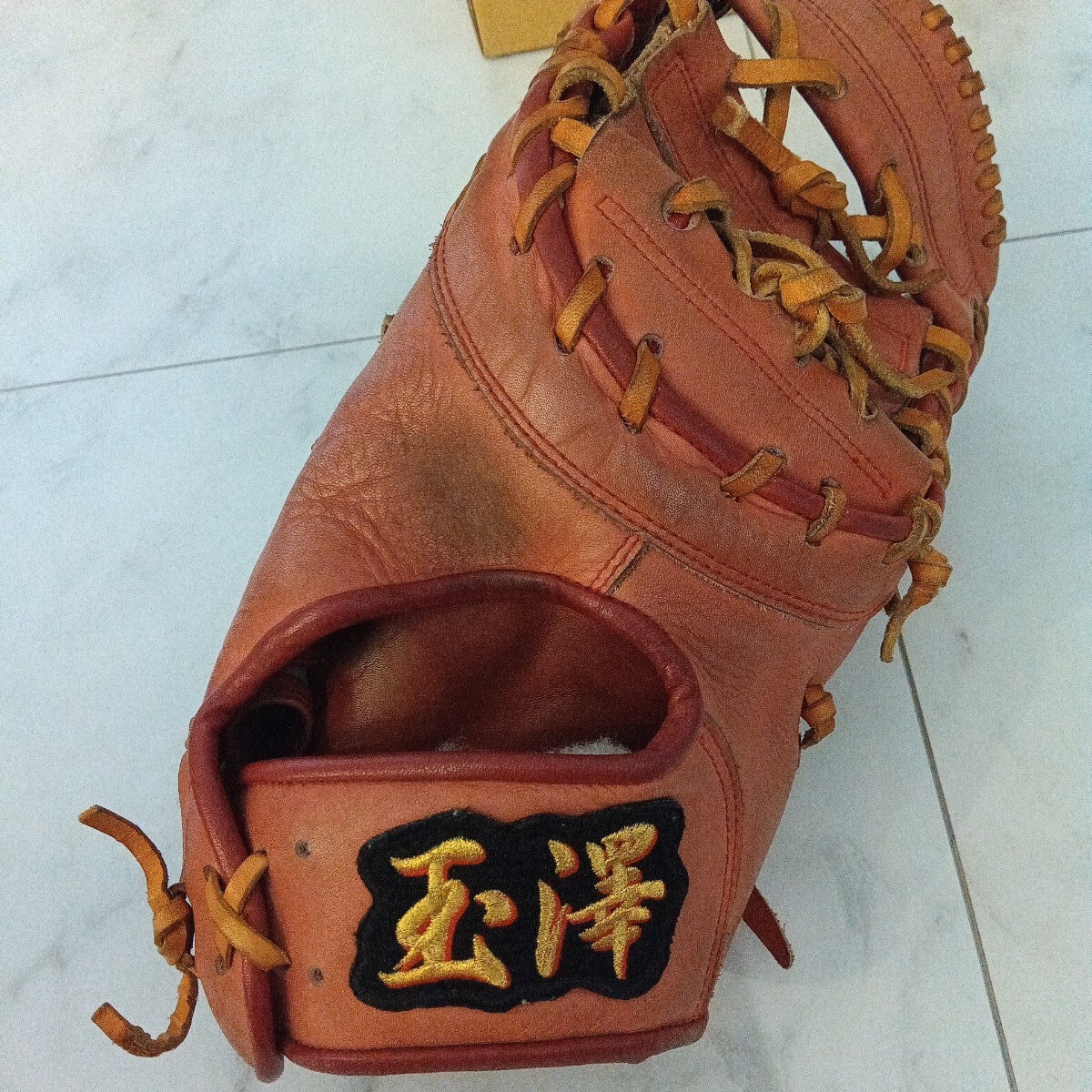 TAMAZAWA 玉澤 タマザワ カンタマ 硬式 オーダー ファーストミット 硬式用 湯もみ型付け 店舗限定オーダー ミズノプロ 久保田スラッガー拍卖