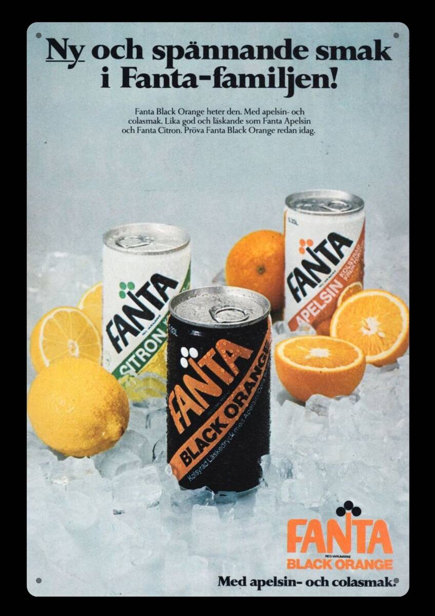 大型60cm / アメリカ看板シリーズ / ファンタ レトロ広告 / 新品看板 / 送料無料・匿名配送拍卖