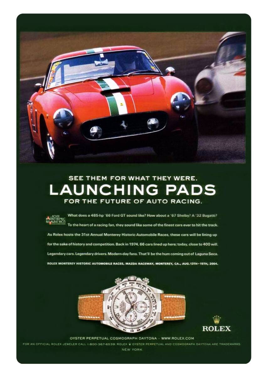 迫力!! 大型60cm!! / アメリカ看板シリーズ / 広告 ROLEX / 新品看板 / 送料無料拍卖