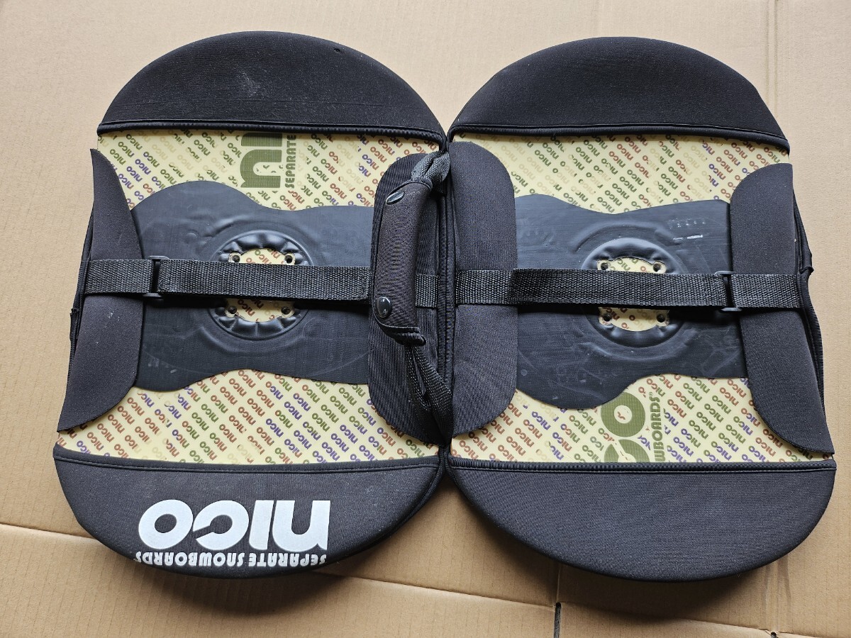 セパレートスノーボードnico☆ハイステージ☆ソールカバー付き☆着払い発送拍卖