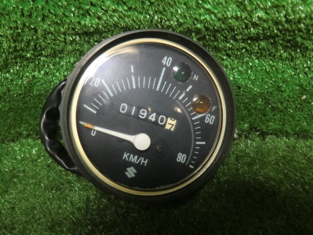 バンバン90 RV90-502~ 2スト 6V スピードメーター 動作未確認の為 ジャンク扱い拍卖