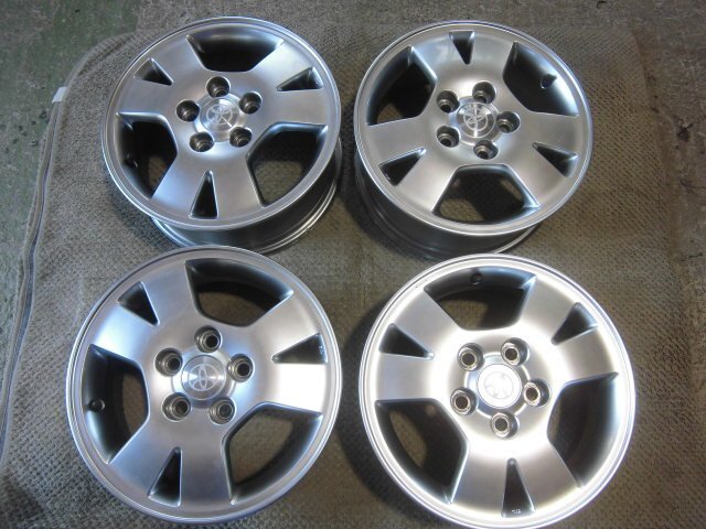 トヨタ純正 15x6J +50 5Hx114.3 アルミホイール ナット付【4本セット】ノア ヴォクシー 60【個人名宅配送不可】ライトエース拍卖