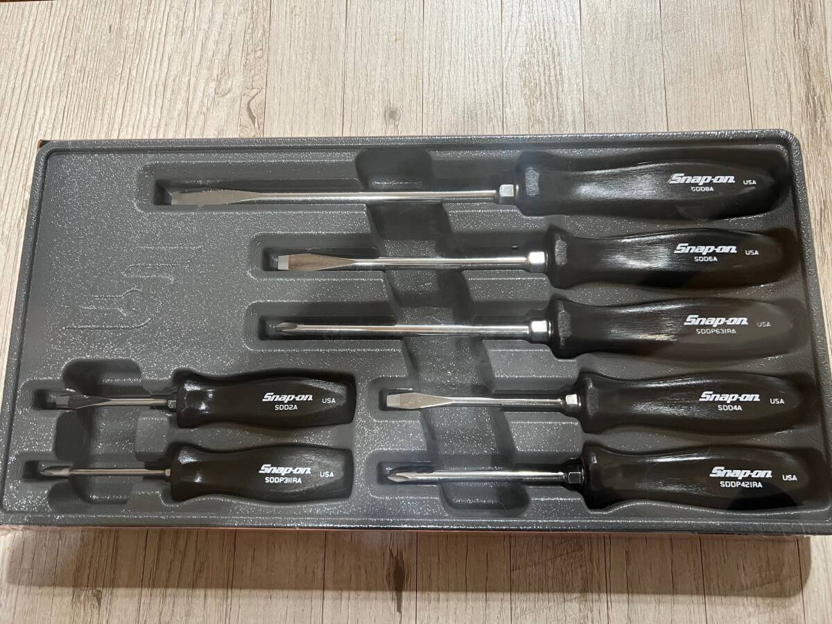 スナップオン Snap-on クラシックグリップドライバーセット SDDX70A新品未開封 (ブラック)拍卖