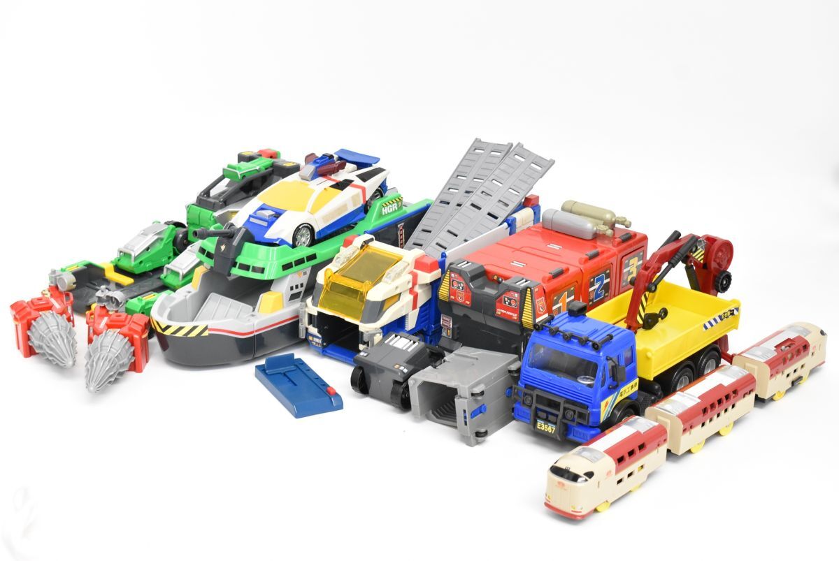 (1222P 0730M6) 1円~ 乗物 セット トミカ TOMY ハイパーブルポリス ハイパーレスキュー 他 玩具 まとめて 【ジャンク品】拍卖