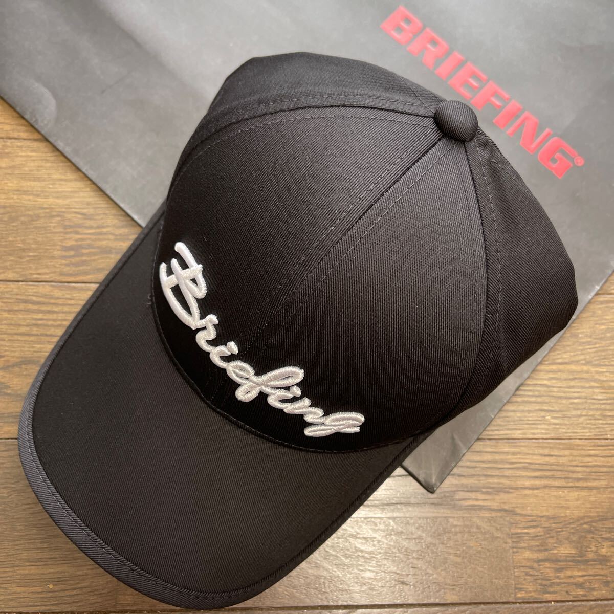 送料無料BRIEFING GOLFブリーフィング最新WOMENSベーシックキャップBG星条旗モチーフ汗止めMESH速乾蒸れ軽減SIZE調節Black(お買得)新品拍卖