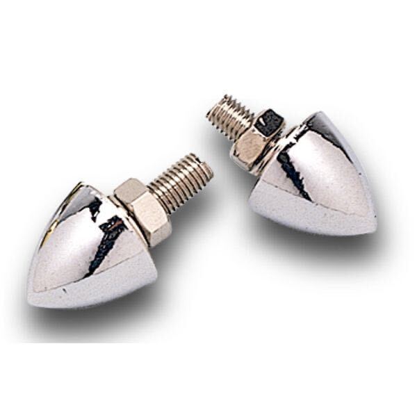 ウイングなし 砲弾型 バレットタイプ 180円発送可 ライセンスボルト ナンバーボルト mooneyes ムーンアイズ バレット 砲弾 クローム拍卖