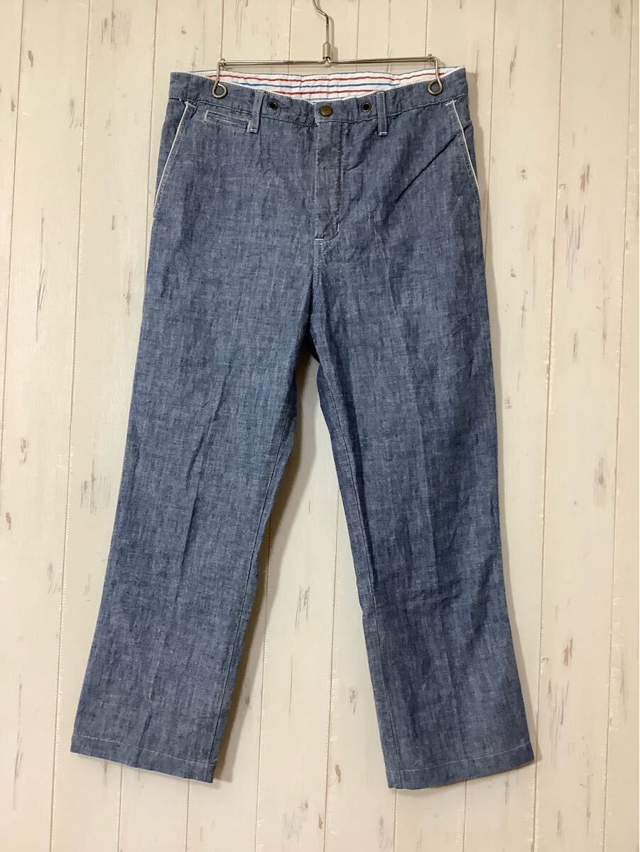 O-1520 EDWIN DUNGAREE エドウィン ダンガリー 716RS イージーパンツ M パイナップル繊維入り 拍卖