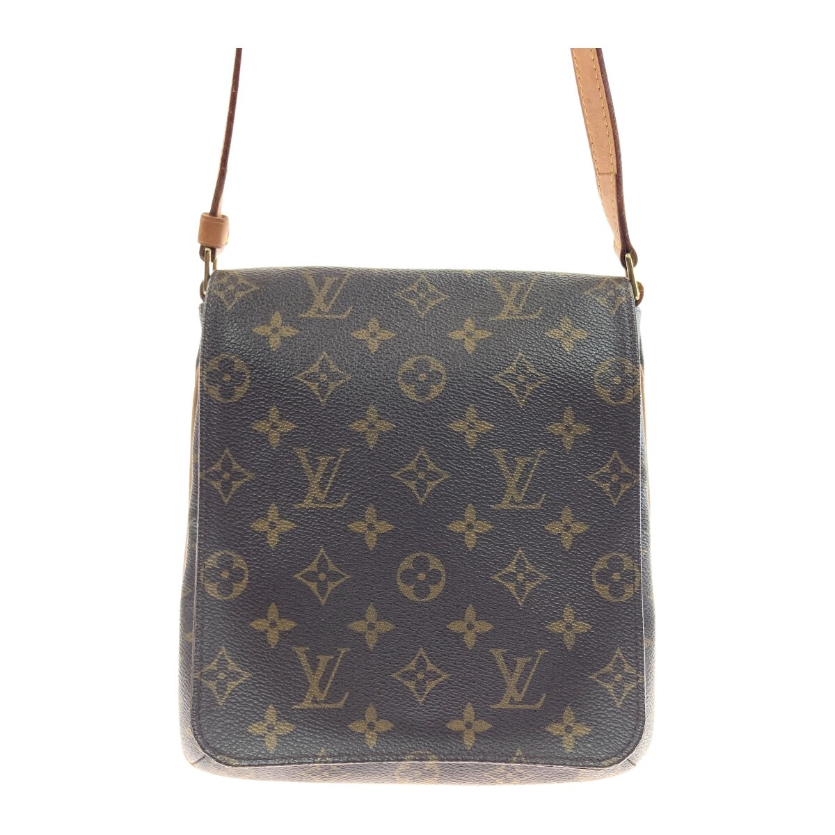 〇〇 LOUIS VUITTON ルイヴィトン モノグラム ミュゼット サルサ ショート ショルダーバッグ M51258 ブラウン やや傷や汚れあり拍卖