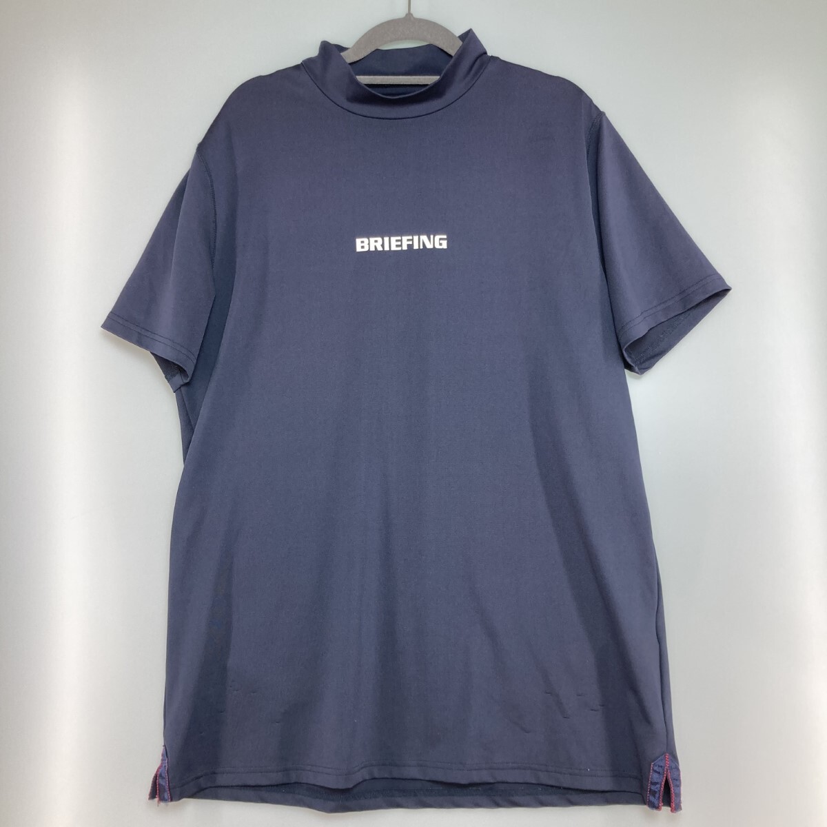 ◎◎ BRIEFING ブリーフィング ハイネック モックネック 半袖 サイズXL ゴルフウェア BBG231M05 傷や汚れあり拍卖
