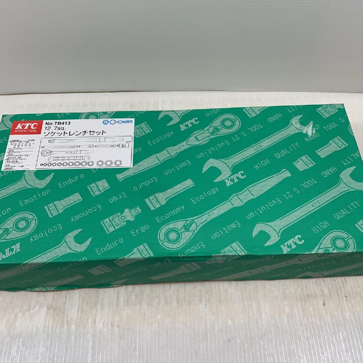 κκ KTC ケーティーシー ハンドツール ソケットレンチセット TB413 未使用に近い拍卖