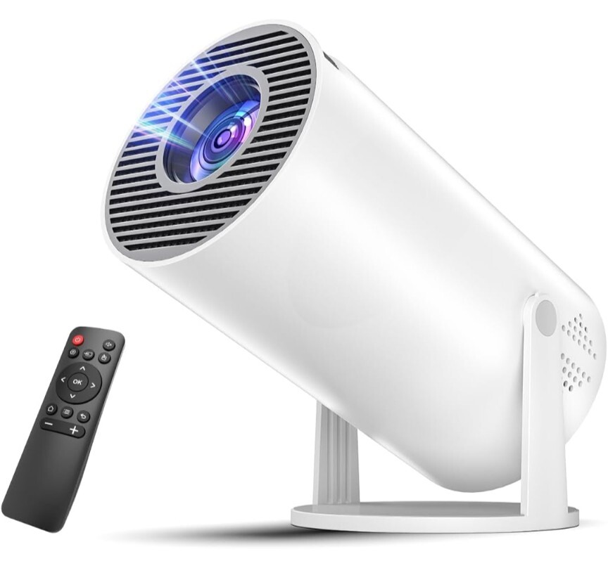 プロジェクター 家庭用 18000LM・270°回転・4K対応・Android TV搭載 高輝度 天井投影 Wi-Fi6瞬間接続 Bluetooth5.4 内蔵HiFiスピーカー拍卖