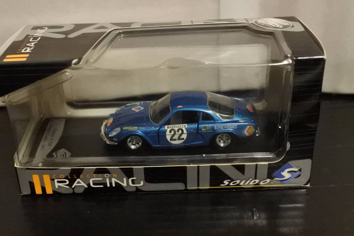 ソリド・レーシング アルピーヌ A110 モンテカルロ1971 #22 1/43 青 25/7 未使用未開封品 レアモデル拍卖