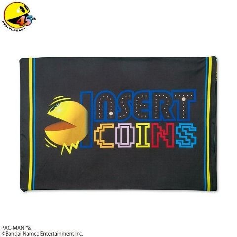即決 パックマン 冷感枕カバー 43×63 新品タグ付き PAC-MAN バンダイナムコ まくらカバー ピローケース拍卖