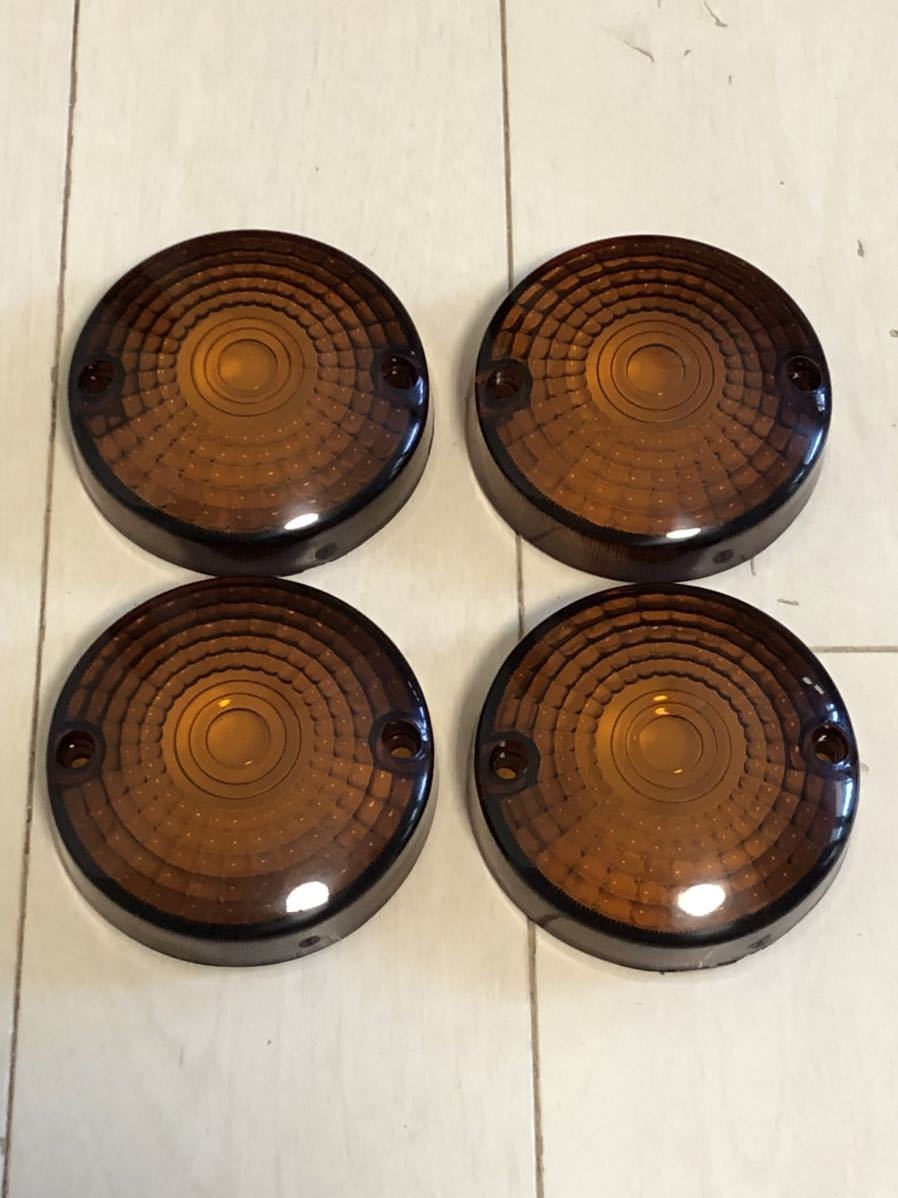 GS400 ウインカーレンズ オレンジ 純正タイプ クリアウィンカー クリアテール スモークテール GS仕様 ゴキ ザリ GS750 GS1000拍卖