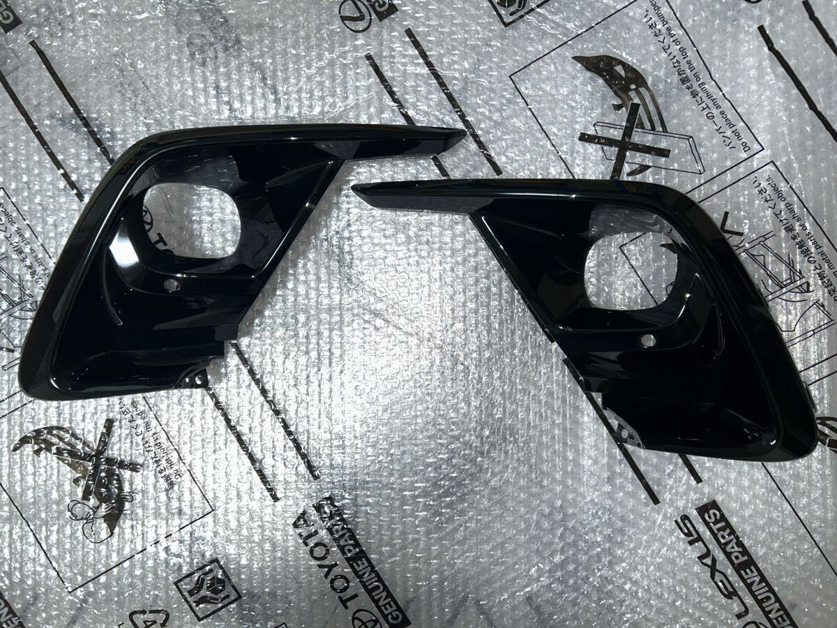 ☆納車前外し☆ HONDA ホンダ GR1 GR2 GR3 GR4 フィット 純正 フロントバンパー フォグランプカバー フォグカバー 左右セット 艶有ブラック拍卖