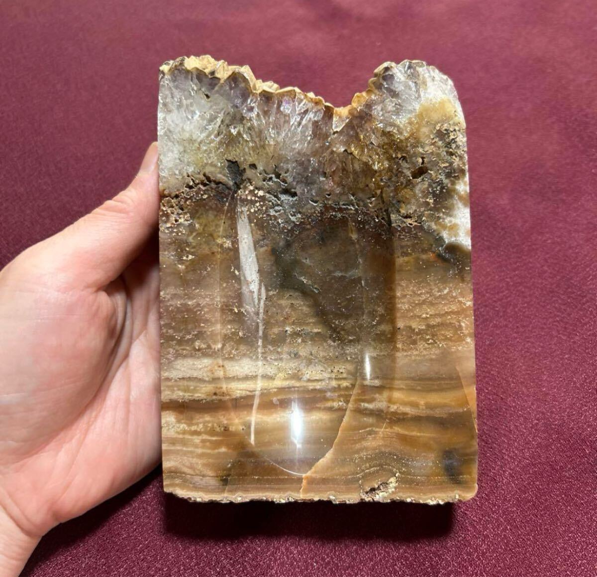 天然石 瑪瑙 小物入れ 置物 コレクション インテリア トレジャー瑪瑙 アンティーク ヴィンテージ 骨董品 古美術 瑪瑙プレート拍卖