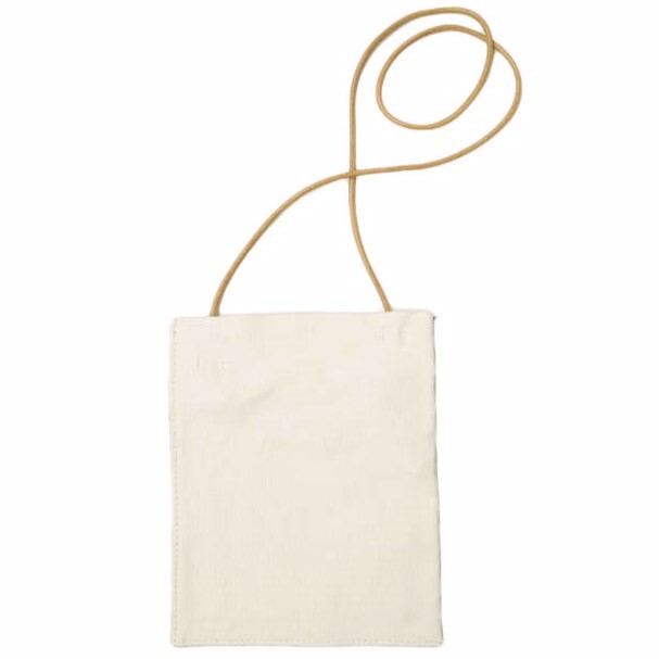 AMIACALVA アミアカルヴァ ウォッシュドキャンバス サコッシュ オフホワイト ショルダーバッグ カバン g22578拍卖