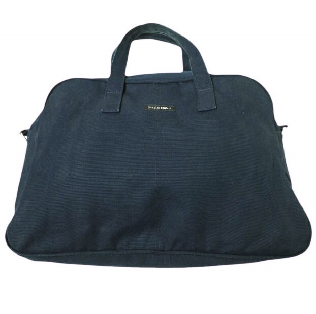 marimekko x BEAUTY&YOUTH UNITED ARROWS マリメッコ ビューティーアンドユース 別注 FRIDAY 2WAY キャンバス ボストンバッグ NAVY カバン拍卖