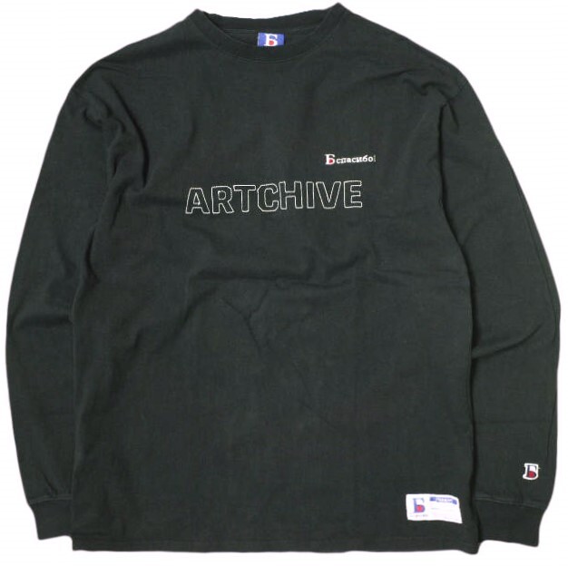 Danke Schon ダンケシェーン ARTCHIVEロゴ ロングスリーブTシャツ UNS24035C L ブラック 長袖 トップス g22495拍卖