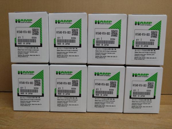 HAMP ハンプ オイルフィルター エレメント H1540-RTA-003 8個セット拍卖