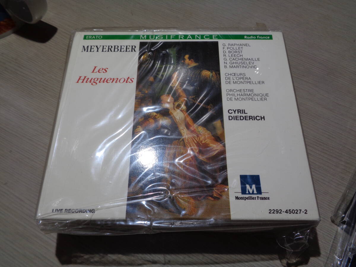 未開封/ディードリシュ,CYRIL DIEDERICH,PHILHARMONIQUE DE MONTPELLIER/MEYERBEER:LES HUNGUENOTS(MUSIFRANCE:2292-45027-2 NEW! 4CD BOX拍卖