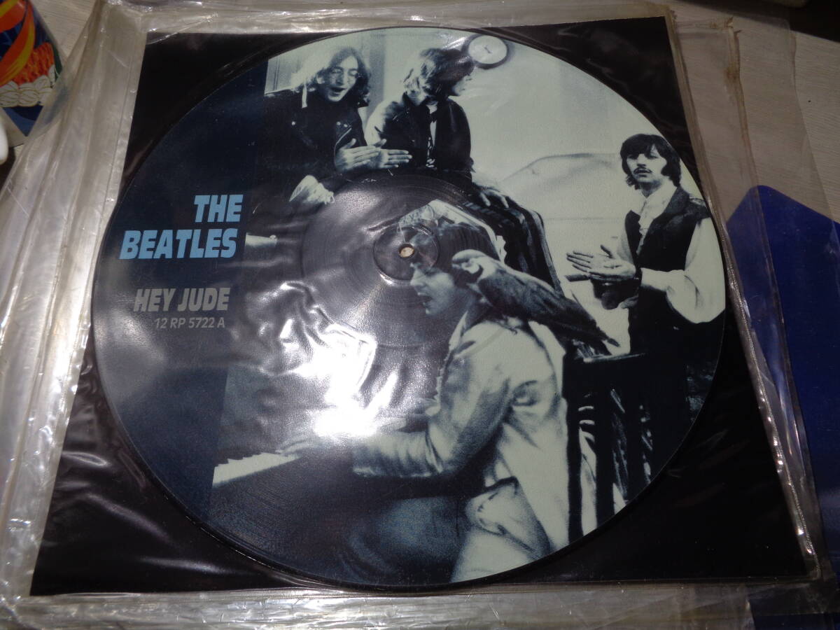 ビートルズ,THE BEATLES/HEY JUDE,REVOLUTION(UK/PARLOPHONE:12 RP 5722 45RPM PICTURE DISC 12”拍卖