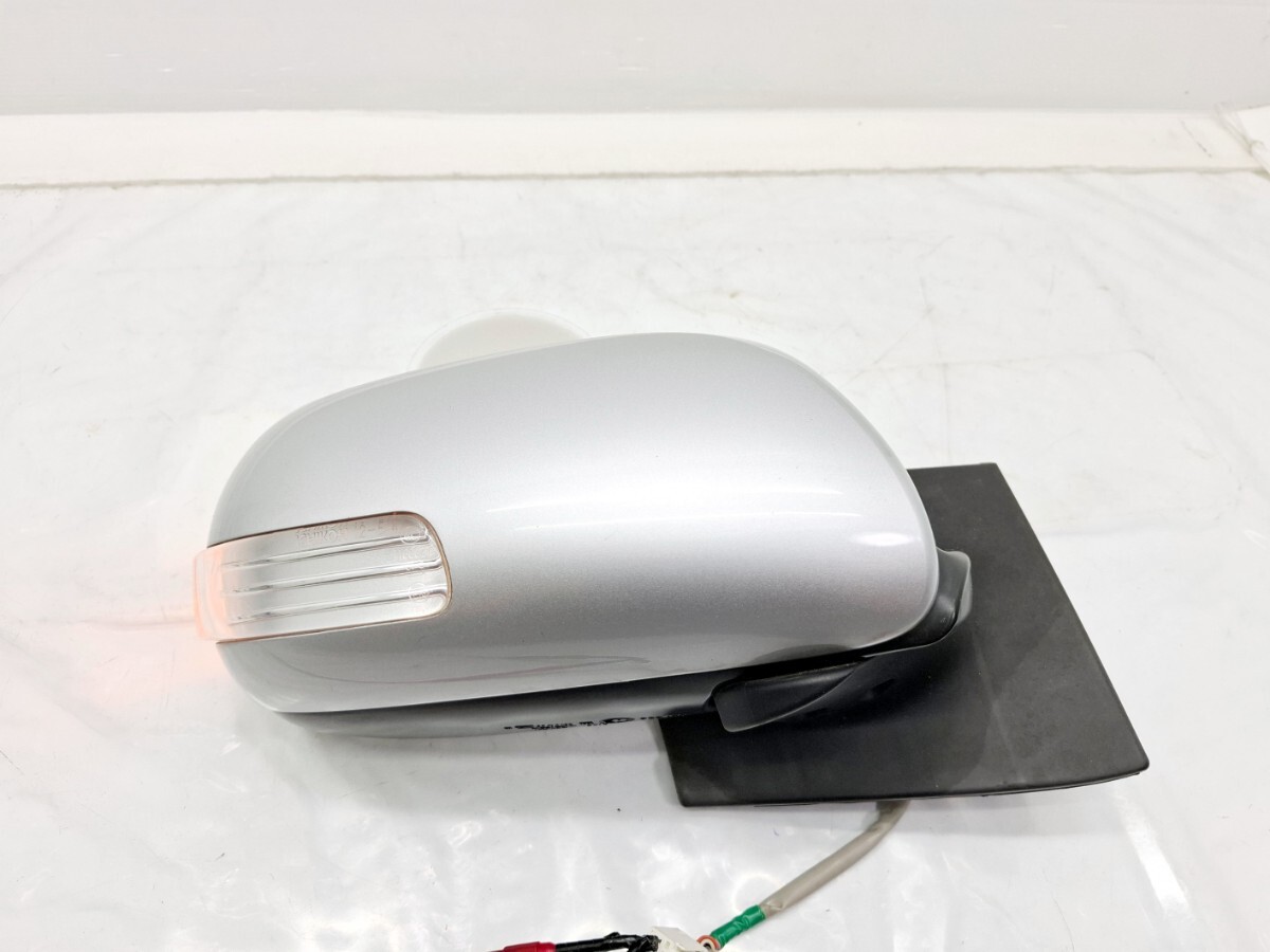 90系 ヴィッツ KSP90 SCP90 NCP91 右 ドアミラー 運転席側 動作確認済 シルバー 銀 1F7 7ピン P サイド ウインカー S(39)拍卖