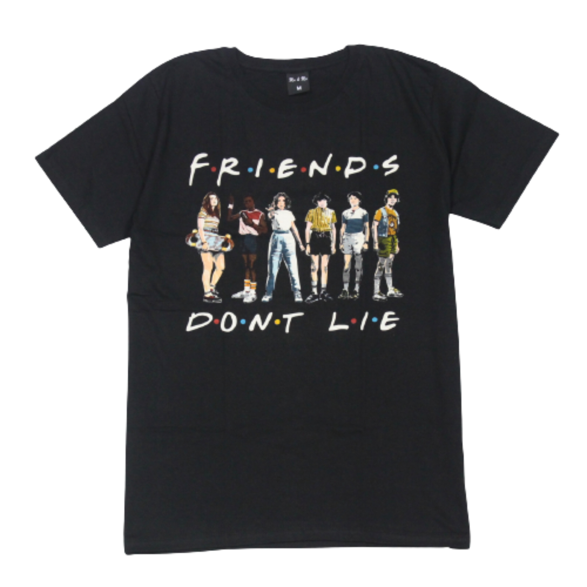 ストレンジャーシングス 未知の世界 フレンズ 海外ドラマ ストリート系 デザインTシャツ おもしろTシャツ メンズ 半袖★tsr0490-blk-l拍卖