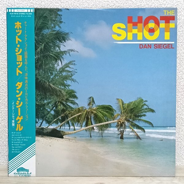 LP き4045 KUX-191-B【帯付き/美品】ダン・シーゲル ホット・ショット Dan Siegel 84年 国内盤 洋楽 レコード拍卖