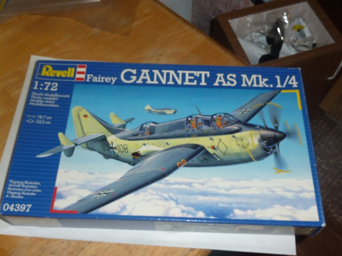 1/72 フェアリー ガネット AS Mk.1/4 イギリス艦上対潜哨戒機 レベル Revell Fairey GANNET拍卖