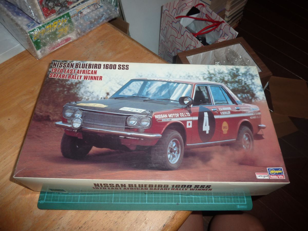1/24 ニッサン ブルーバード 1600 SSS ’1970サファリラリー優勝車’ ハセガワ拍卖