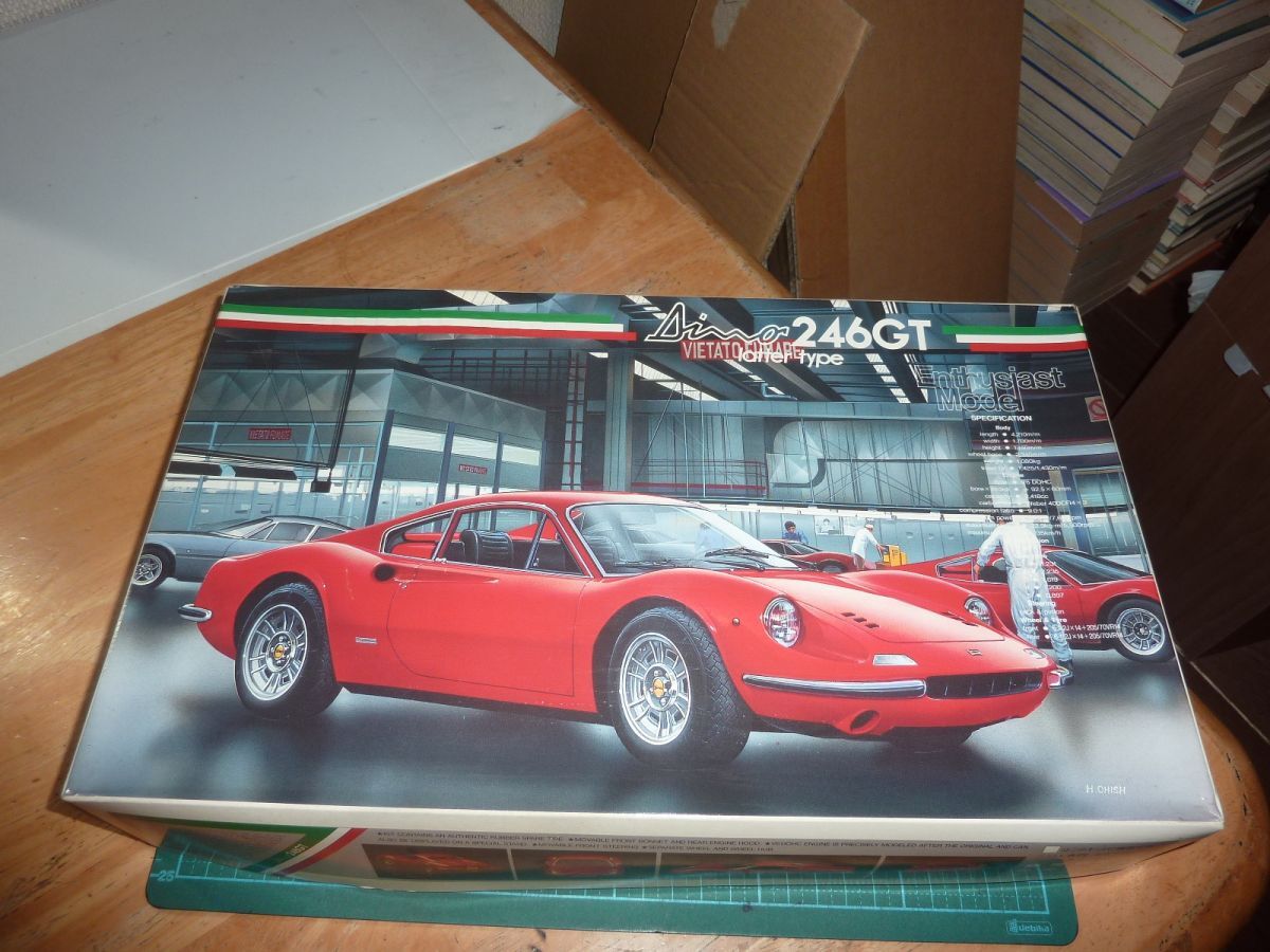 1/24 フェラーリ ディノ246GT 後期型 フジミ エンスージアストモデル Ferrari Dino 246GT ディーノ 拍卖