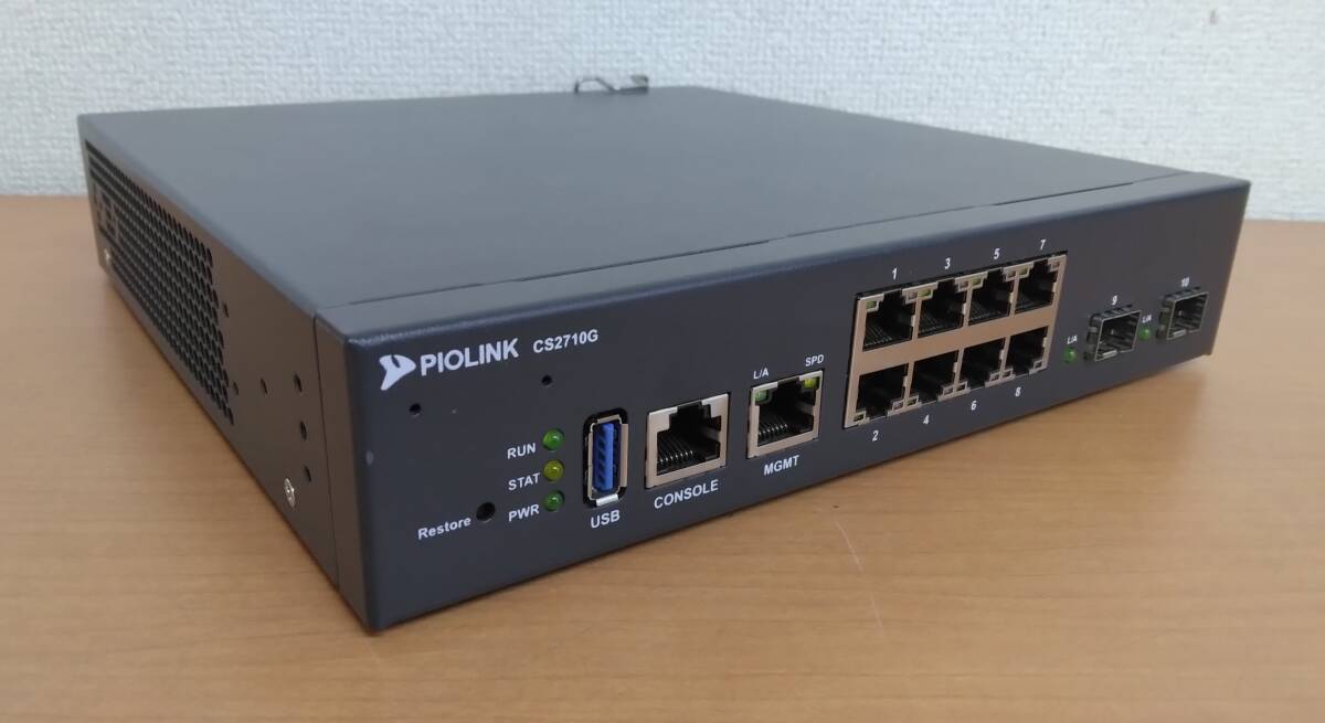 ★PIOLINK TiFRONT-CS2710G★セキュリティスイッチ★入電確認、初期化済み★2020.11★T0000960-1拍卖