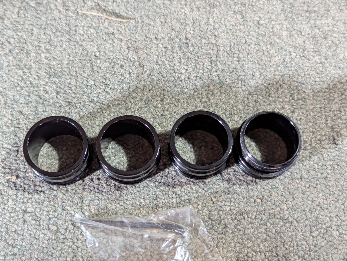 TMR32 ヨシムラ ブラックアルマイト スピゴット 4個セット 未使用拍卖