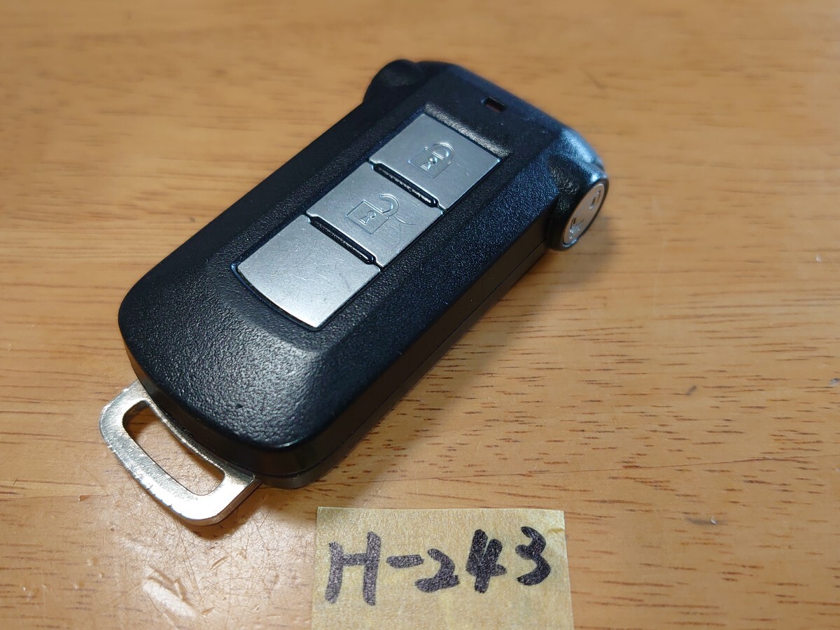 H-243 三菱 デリカ D5 純正 スマートキー 4ボタン キ刻印 両側電動スライドドア CV4W CV1W CV5W CV2W EKスペース 等キーレス リモコン拍卖