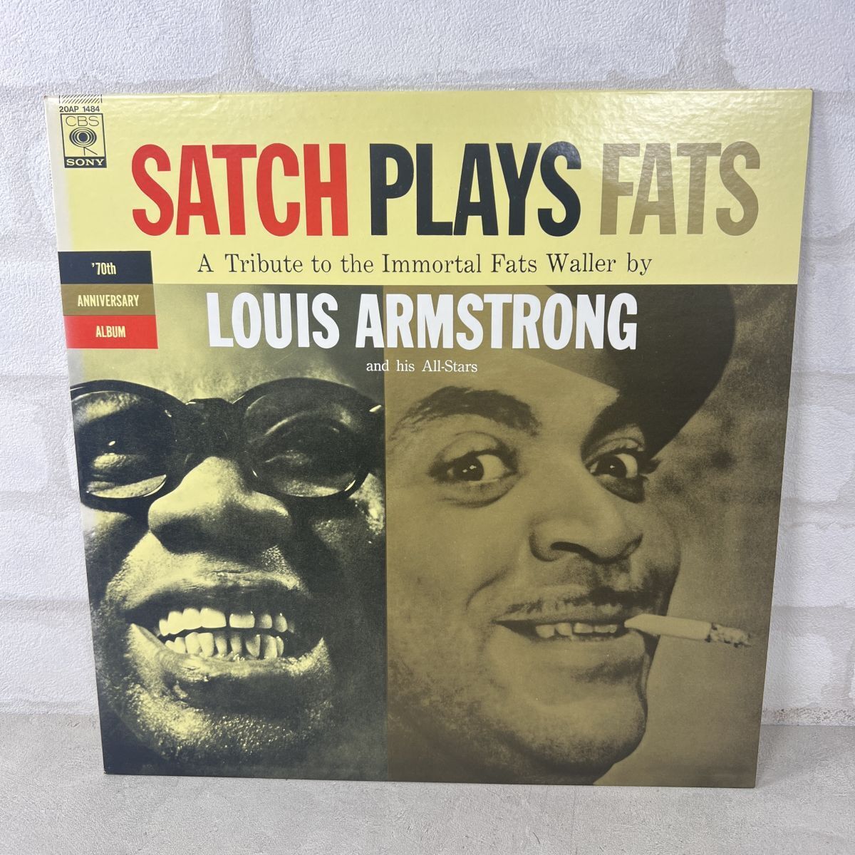 【LP】Louis Armstrong ルイ・アームストロング 20AP1484 CBS/Sony/Satch Plays Fats/Jazz/STEREO/Japan Press/12インチ【34】拍卖