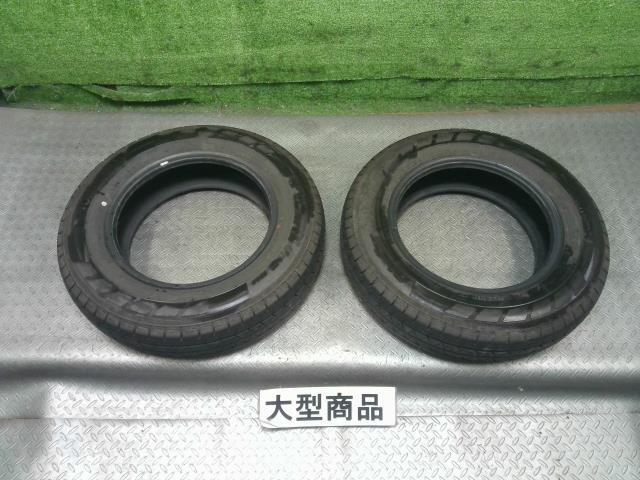 中古ヨコハマ夏タイヤ 2本セット YOKOHAMA BluEarth-Van RY55 165/80R14 91 90N LT 2024年製 溝山6~7mm拍卖