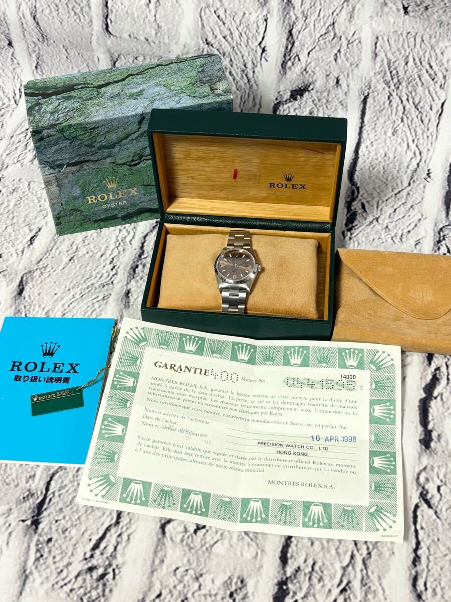 【売り切り】ROLEX ロレックス エアキング 14000 U番 自動巻き 腕時計 4600-4拍卖