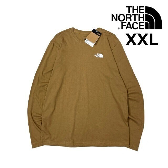 売切り【正規新品】THE NORTH FACE◆L/S EVOLUTION 長袖 Tシャツ ロンT US限定 ロゴ刺繍 ハーフドームロゴ レジャー(XXL)茶180902-20拍卖