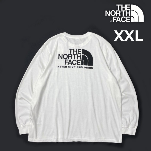 売切り【正規新品】THE NORTH FACE◆W L/S THROWBACK TEE 長袖 Tシャツ ロンT US限定 ハーフドームロゴ アウトドア(XXL)白 180902-20拍卖