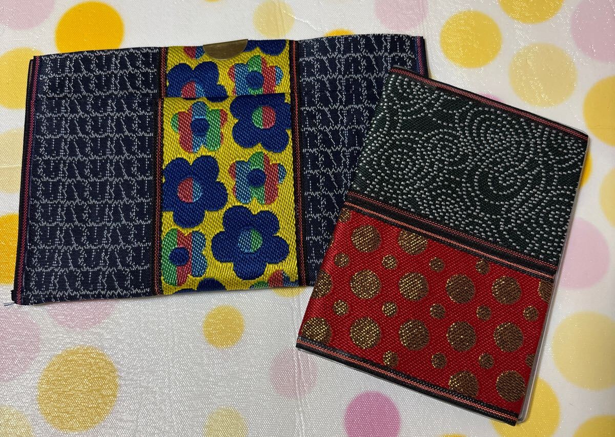 畳縁 クラッチバック&お薬手帳カードケースセット拍卖