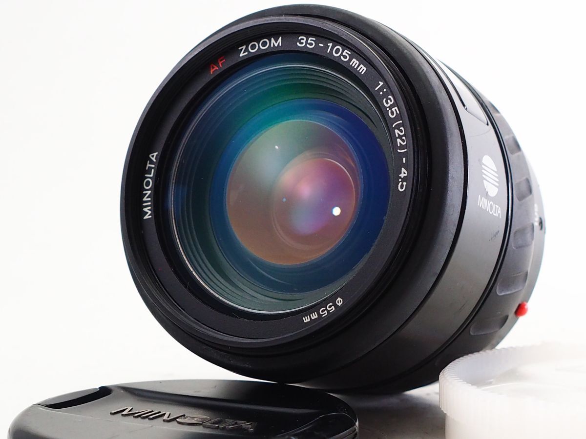 ★実用品★ ミノルタ MINOLTA AF 35-105mm F3.5-4.5 前後キャップ付き E0226拍卖