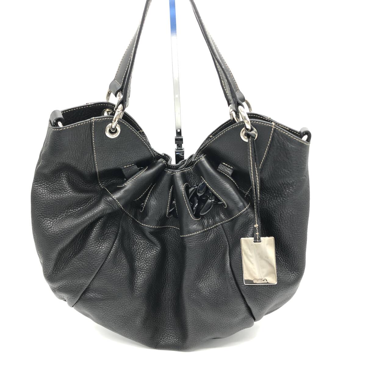 【保管品】FURLA フルラ 2way ショルダーバッグ ハンドバッグ バッグ レザー ブラック系 レディース / io-2825-sw拍卖