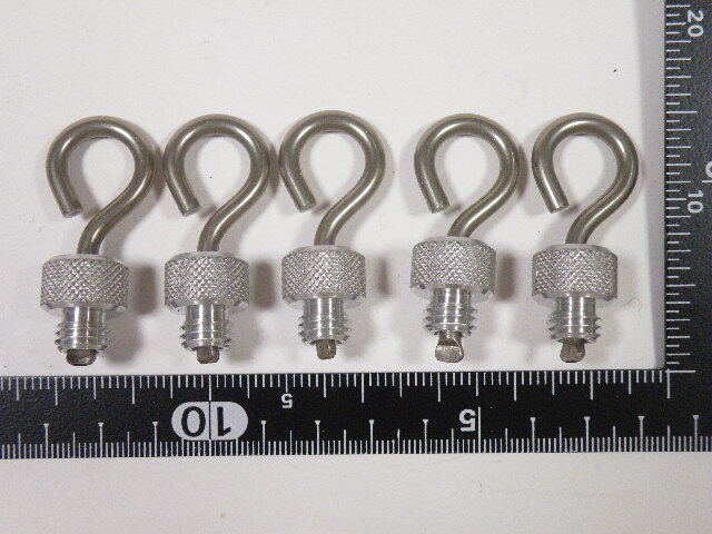 ◎ フック付 止ネジ (3/8、太ネジ) 5個セット拍卖