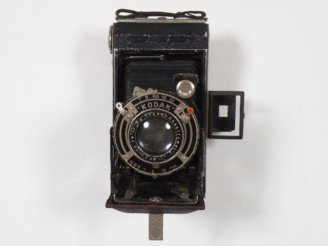 ◎ KODAK Junior 620 コダック ジュニア 蛇腹カメラ 折りたたみ式 Anastigmat 10.5cm F4.5 アンティーク ジャンク拍卖